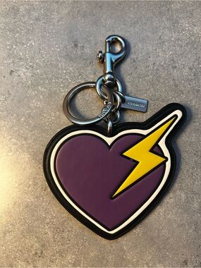Coach bag charm ( lightning bolt )